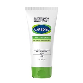 CETAPHIL Crema Hidratante 170g hidratación intensa y duradera hasta por 48 horas desde la 1era aplicaciòn Recomendada por Dermatólogos para Piel Sensible.