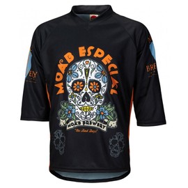 World Jerseys Men's Moab Brewery Especial 3/4 Sleeve Mountain Bike Jersey (Small) Multi-Color