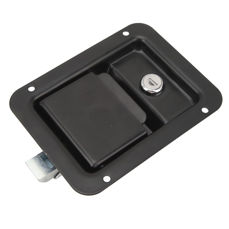 Tool Box Handle Latch with 2 Keys Flush Mount Steel