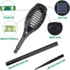 Claoner 4 PACK Flickering Solar Lights Flame Torch Outdoor Landscape