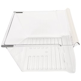 HECASA 2188656 Upper Crisper Pan W/humidity Control & Handle Cover Compatible with Whirlpool Refrigerator Crisper Drawer Replacement only