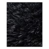 Alfombra De Salón Peluda Súper Suave De 160cm120cm Negro