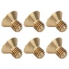 50Pcs Flat Hex Socket Screw M3 Pure Copper Countersunk Head