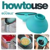 BUUBLE Ultimate Grease Drainer & Food Strainer (Aqua) Premium Heat-Resistant