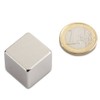 Cube Magnet 20.0 x 20.0 x 20.0 mm N45 Nickel