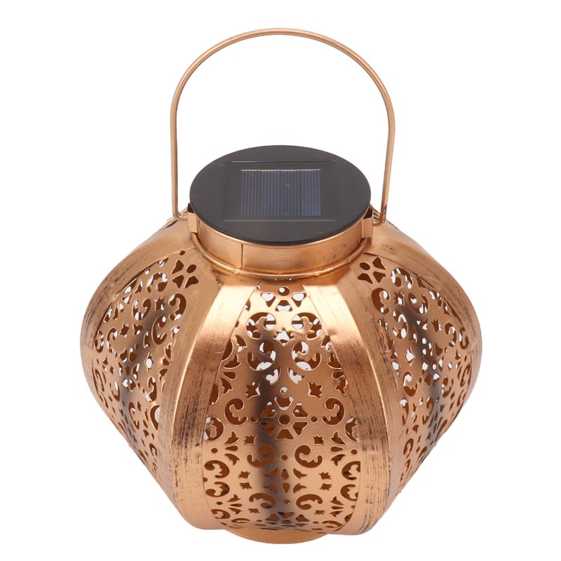 Solar Lanterns Iron Art Decorative Waterproof Outdoor Hanging Solar Lights