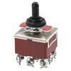 Heschen Metal Toggle Switch, KN3C-303, 3PDT, maintained, ON/OFF/ON 3 position,