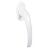 JUVA Window Handle White Balcony Door Handle Aluminium on Oval