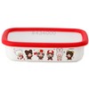 Fuji Hollow Monchhichi Shallow Type Square Container M 0.9L Lets!