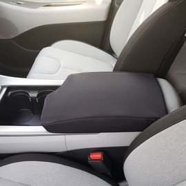 Car Console Covers Plus Made in USA Designed for Hyundai Palisade 2020-2025 Neoprene Auto Armrest Center Console Cover Protector Black