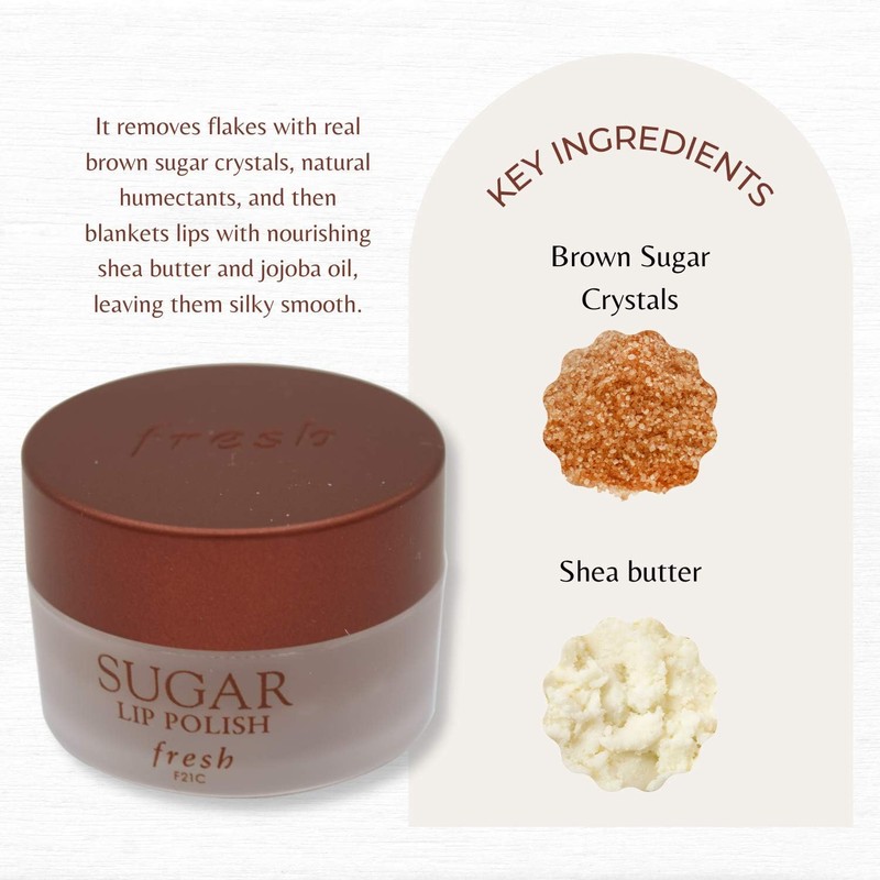 Fresh Sugar Lip Polish - Gentle Exfoliates & Nourishes -