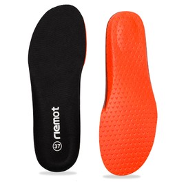 riemot Memory Foam Insoles for Men and Women, Soft Shoe Insoles, Comfort Insoles for Shoes, Trainers, Boots, for Sports, Leisure and Everyday Use