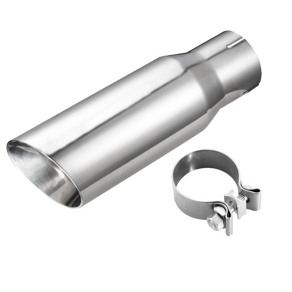 SVULK 2.5" Stainless Steel Exhaust Tip, 2.5 Inch Inlet to