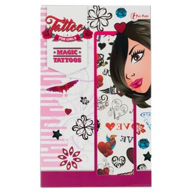 Brandsseller 2 Sheets of Magic Tattoos for Girls and Boys Tattoo Stickers Disposable Tattoo - Motif 3