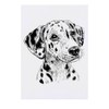 'Dalmation Puppy Portrait' Temporary Tattoo - Water Resistant, Skin-Safe, Non-Toxic