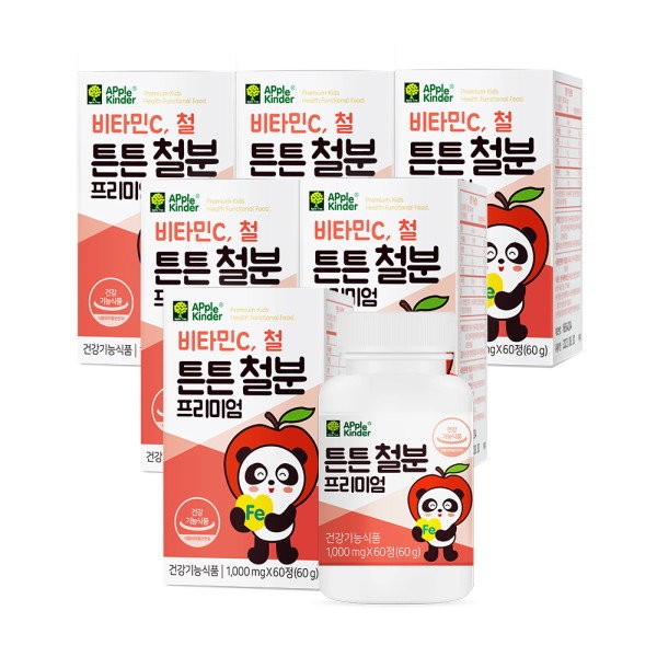 Apple Tree Kim Pharmacist [Apple Tree Kim Pharmacist] Apple Kinder Strong Iron Premium 60 tablets x 6 containers 12 month supply