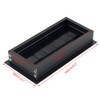 Rannb Rectangle Cable Grommet Metal Wire Hole Cover for Management
