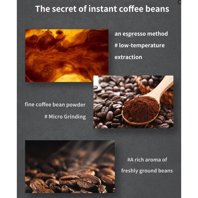 Kanu Mini Dark Roasted Americano Coffee 0.9g,150 sticks (1box),Maxim