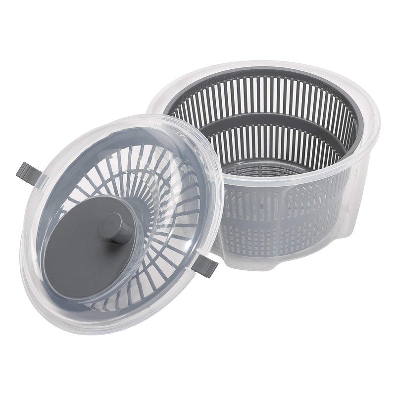 Chef Aid Clear Plastic Salad Spinner Measuring 24.5cm x 16cm,