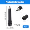 4 Pcs Trekking Pole Replacement Tips for Hiking Walking Sticks