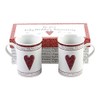 Pair of Gift Boxed Ruby Anniversary Mugs - 40th Anniversary