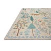 Loloi Rifle Paper Co Menagerie Cream 2'-6" x 7'-6" Runner
