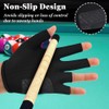 BDKMMS Left/Right Hand Billiard Glove, Non-Slip Pool Glove Breathable &