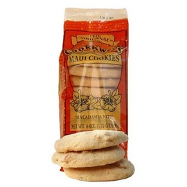 Macadamia Nut Cookkwee's Maui Cookies 6 Ounces