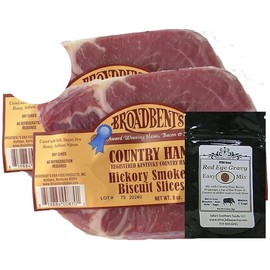 Julia's Pantry Smoked Country Ham Biscuit Slices and Red Eye Gravy Sample