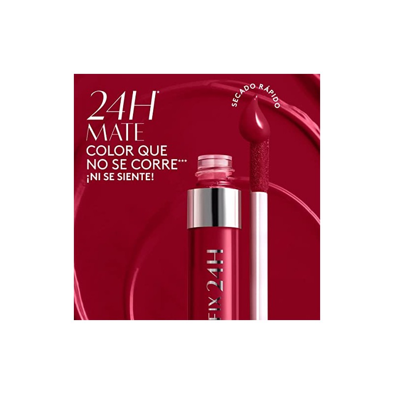 ésika - Labial Mate Colorfix Liquid Tattoo 6ml - Rojo