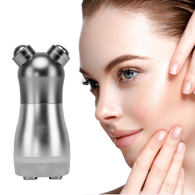 Radio Frequency Facial Machine Silver Promote Blood Circulation Handheld Facial