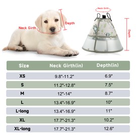 Fuz Bigaza Soft Dog Cone Collar for Large Medium Small Dogs After Surgery, Adjustable Pet Recovery E-Collar, Elizabethan Collar for Dogs and Cats, Brown Small