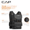 CAP Barbell Adjustable Weighted Vest, 70 lb
