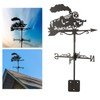 Garden Weathervane Roof Outdoor Metal Wind Vane Decoration for Yard