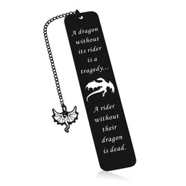 Dragon Merch for Women Men Dragon Bookmark for Him Her Fantasy Bookmark for Teen Girls Cool Book Marker Gift for Book Lover Book Fans Book Accessories Birthday Gift for Book Nerd Novel Gift