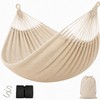 Mayan Handwoven Hammock, 2 Person, 500 lb, Cotton Nylon Rope