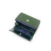 Takeokikuchi No. 728617 Max Coin Purse, Cowhide Leather, green