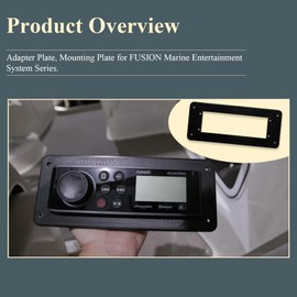 Ctuoptuo Adapter Plate, Mounting Plate with 8 screws, Fit for FUSION MS-RA70, MS-RA70N, MS-RA70NSX Marine Entertainment System