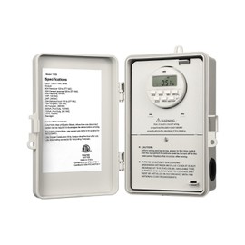 DEWENWILS Digital Pool Timer Box 7-Day 20 ON/Off Programmable Timer Water Heater