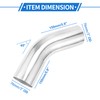 TUCKBOLD 76mm/3"OD 45 Degree Bend 6061 Aluminum Alloy Tube Intercooler