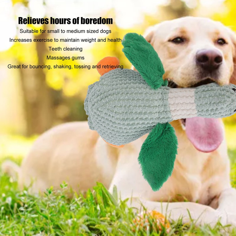 Wild Geese Squeaky Dog Toys Soft Safe Bite Resistant Dog