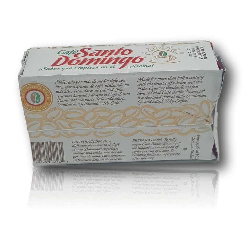 Santo Domingo Ground Coffee 10 oz Brick