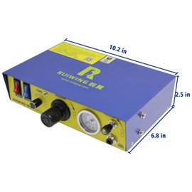 982A Auto Glue Dispenser AC 110V Automatic/Semi-Automatic Solder Paste Liquid Adhesive Controller, Digital Display, Adjustable Dispensing Amount & Interval