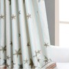 DS CURTAIN Tremiti Aqua Ocean Waterproof Polyester Fabric Printed Starfish