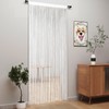 YIIBAII Cortinas de cuerda para puerta, cortinas con flecos para