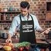 Xornis 100% Cotton Funny Aprons for Men Mr. Good Looking