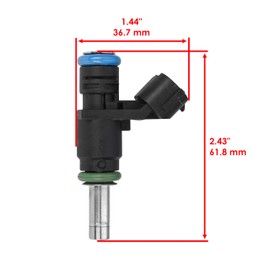 Caltric 2 Fuel Injector Injection Valve compatible with Can-Am Maverick 1000 4X4 2013 2014 2015 2016 2017 2018