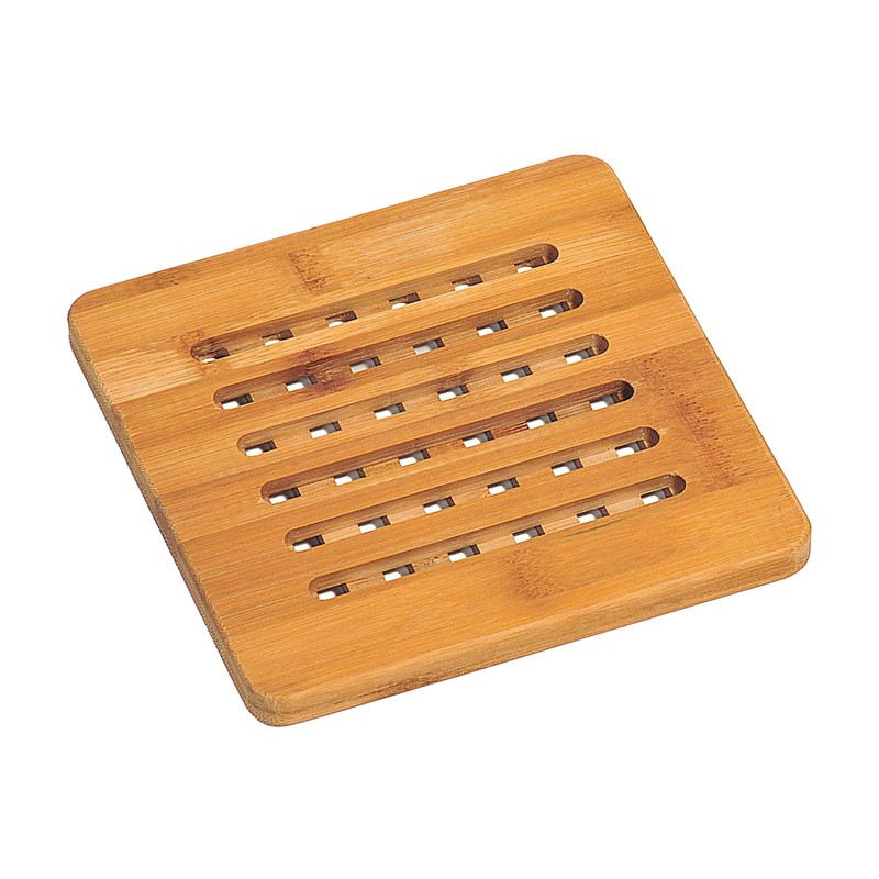 Kesper Trivet 19x19cm of Bamboo, Brown, 19 x 19 x