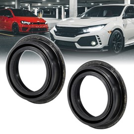 X AUTOHAUX 2pcs 303752 Car Front Trail Gear Trail Safe Inner Axle Seals for Nissan Patrol