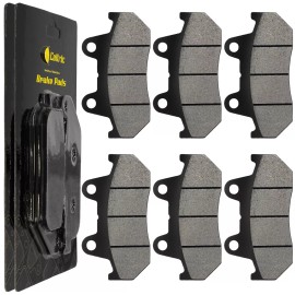 Caltric Brake Pads for Honda GL1100 GL1100I Goldwing Interstate Front Rear Brakes 1983